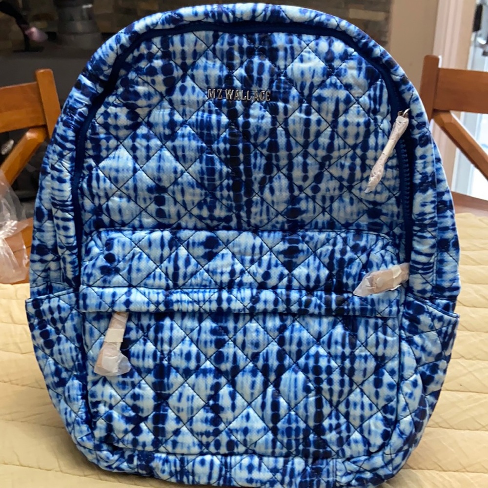 Brand New Mz Wallace City Metro Backpack Shibori Print